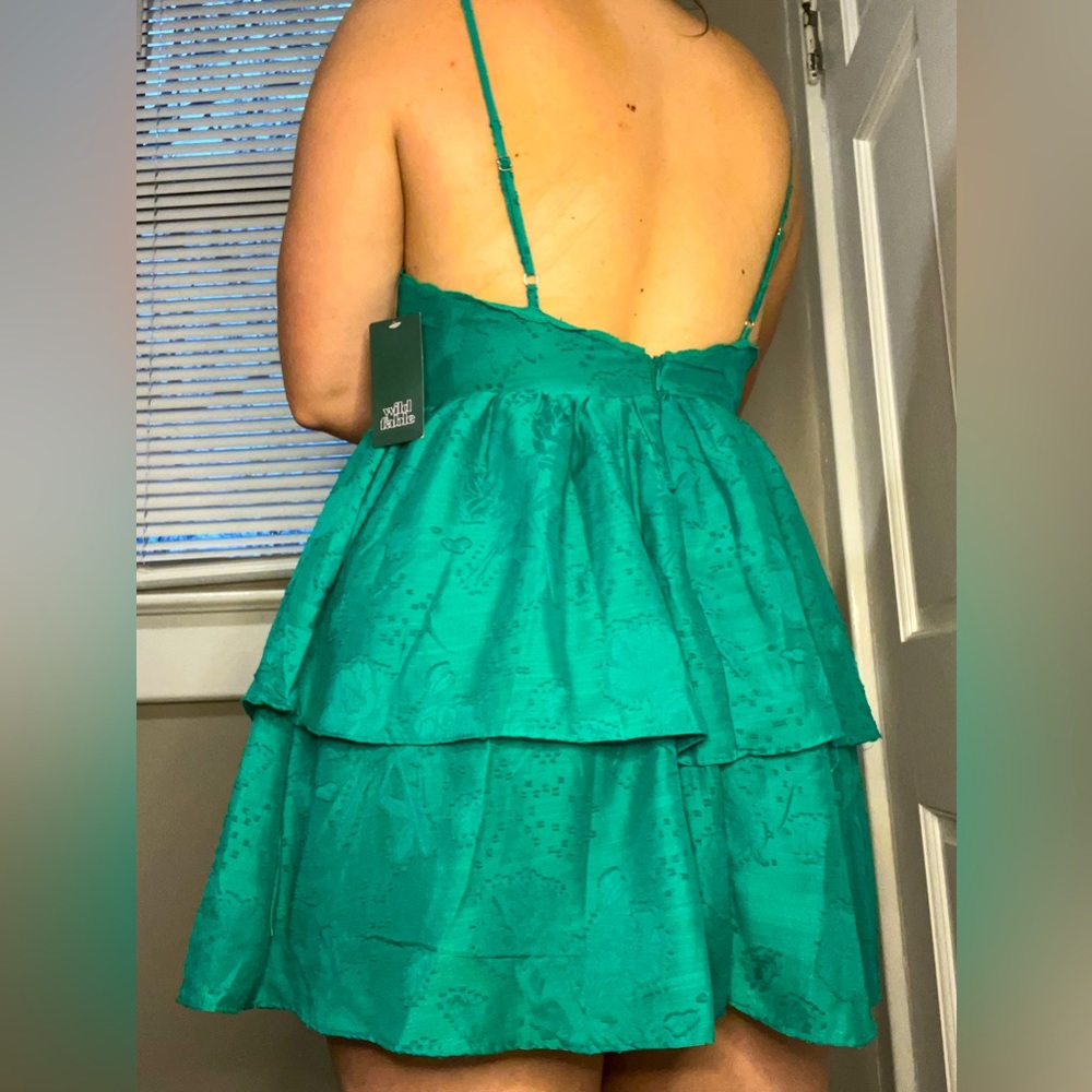 Wild fable emerald green dress